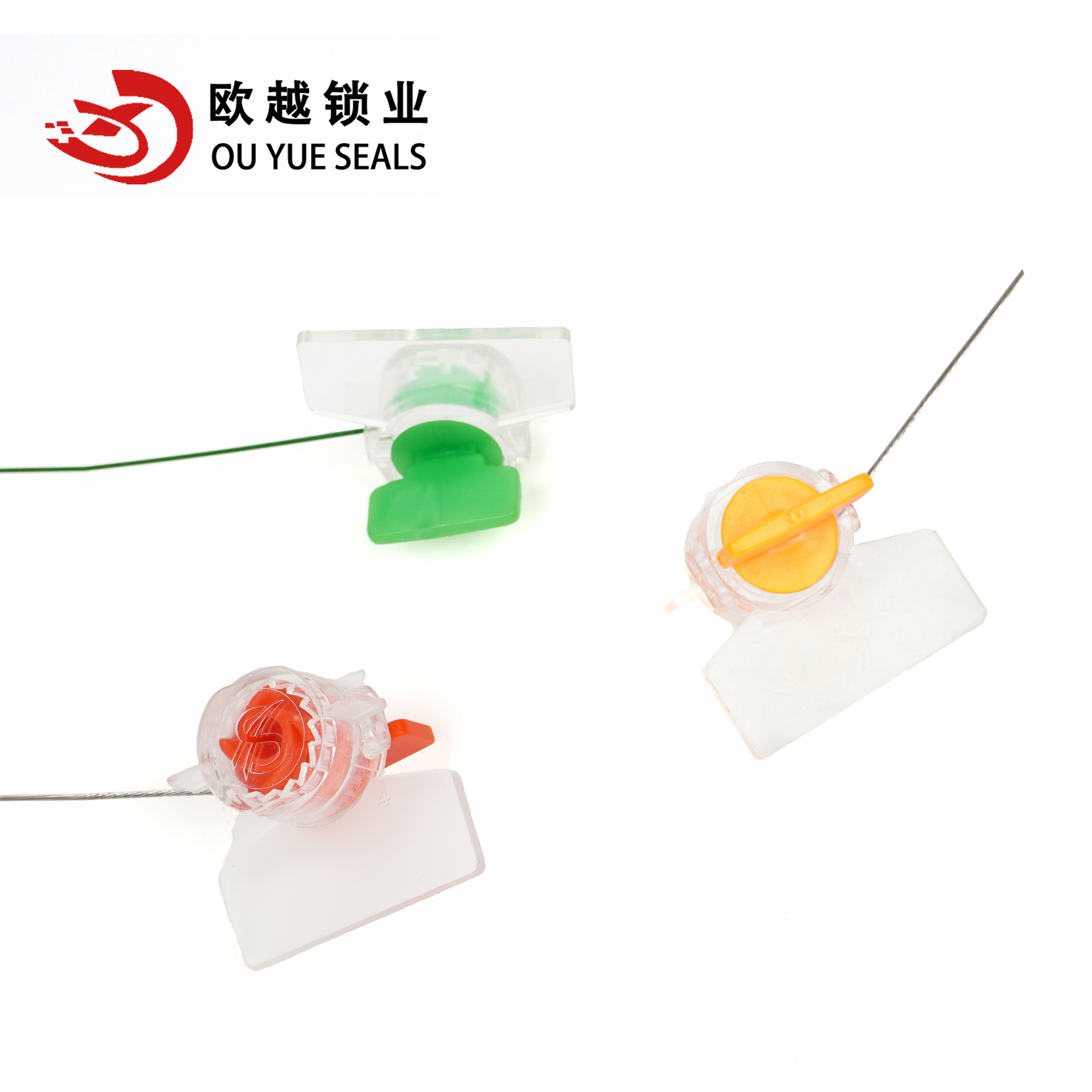 OY-MS102 Selo medidor de água de plástico de segurança de uso único com impressão