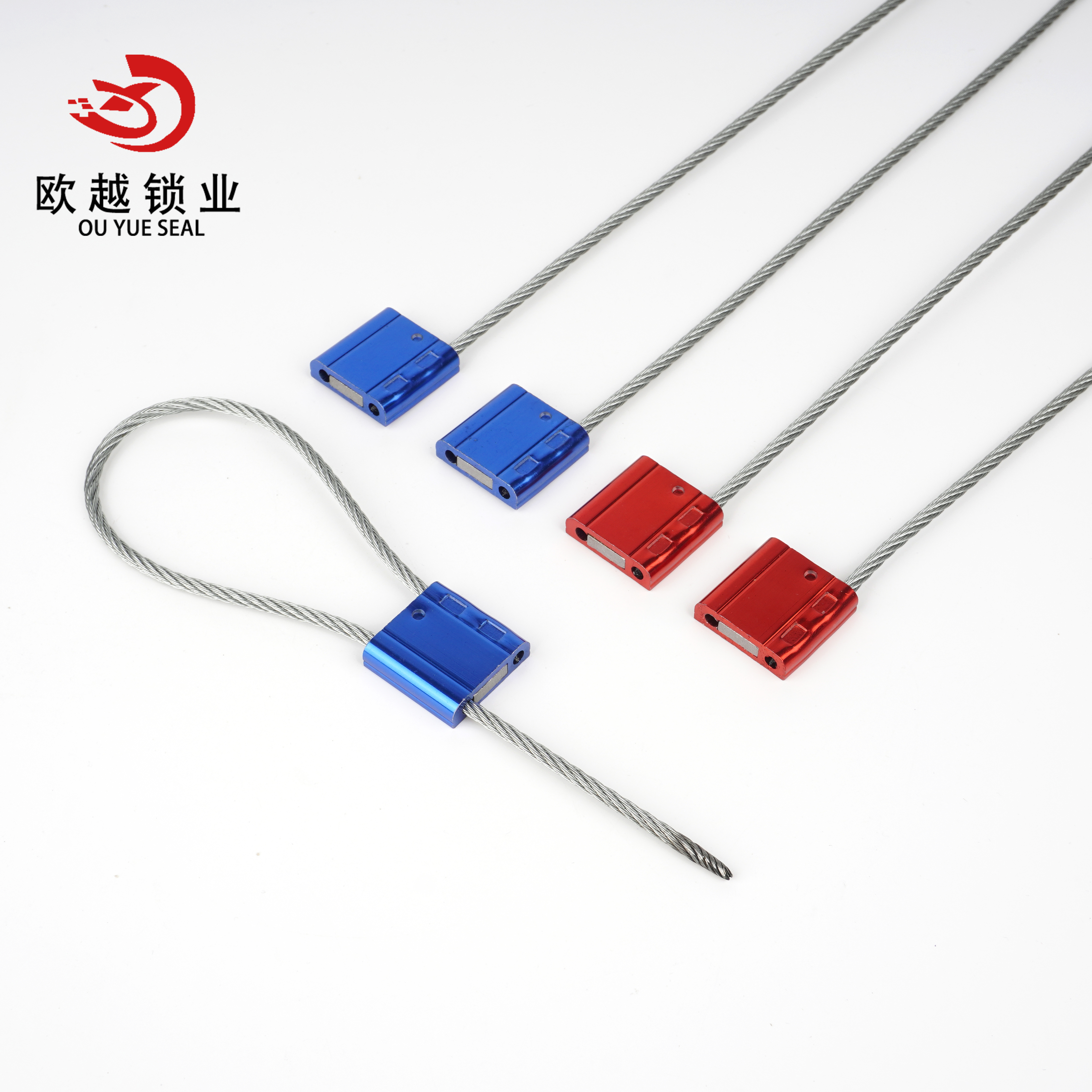 OY-CS108 Vedação de cabo de segurança personalizada à prova de adulteração Vedação de cabo de alta segurança