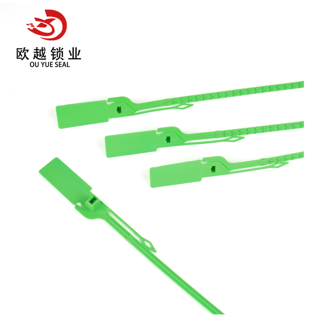 OY-PS110 Recipiente de vedação de plástico de alta segurança indicativa com vedação hermética para companhias aéreas