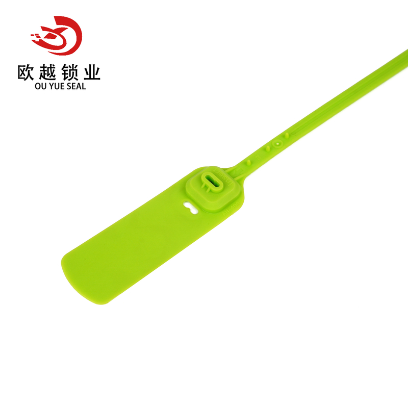 OY-PS101 Lacre de plástico descartável por atacado Lacre de segurança Comprimento do lacre de óleo 