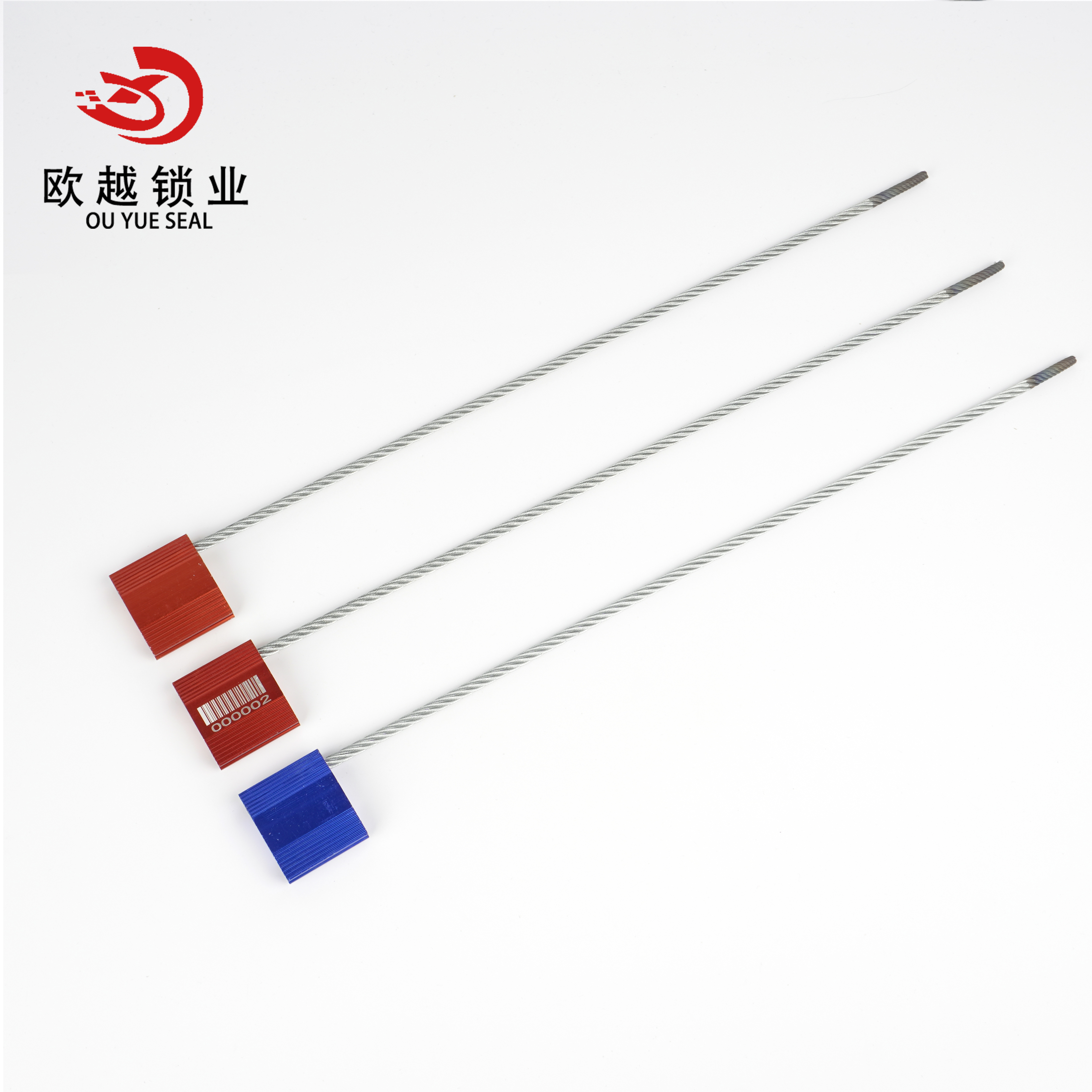 OYCS103 1,8 mm 1,5 mm Fecho de liga de alumínio Corpo Puxe o cabo de segurança apertado selo