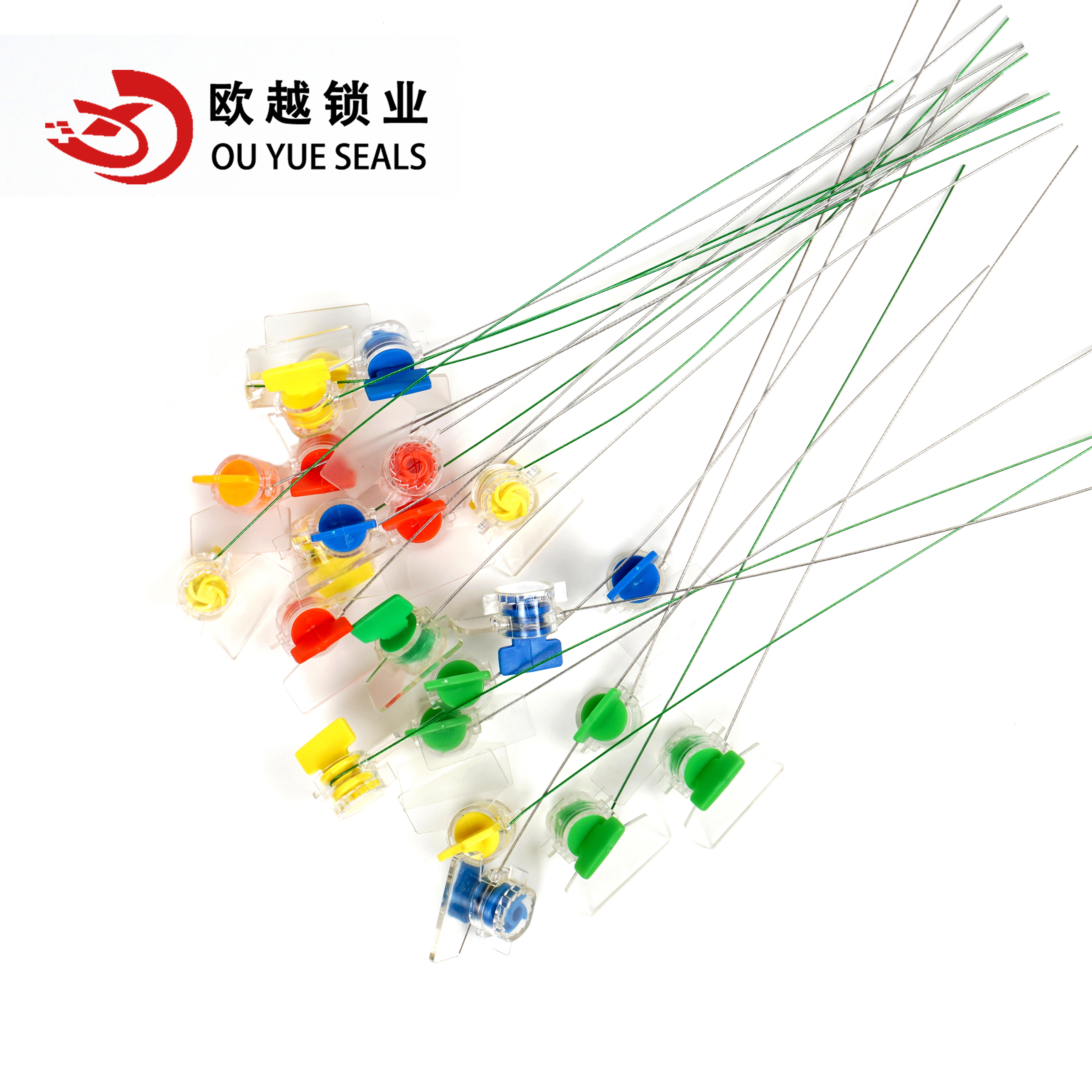  OY-MS102 Selo de medidor de plástico com fio e selo de chumbo de alumínio do medidor