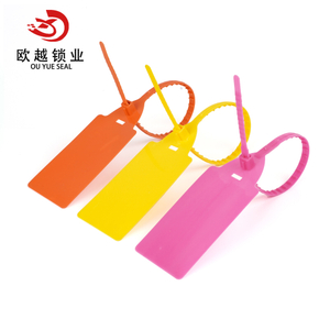 OYPS109 Amostra grátis Braçadeiras de nylon com travamento automático Selo de segurança de plástico à prova de adulteração