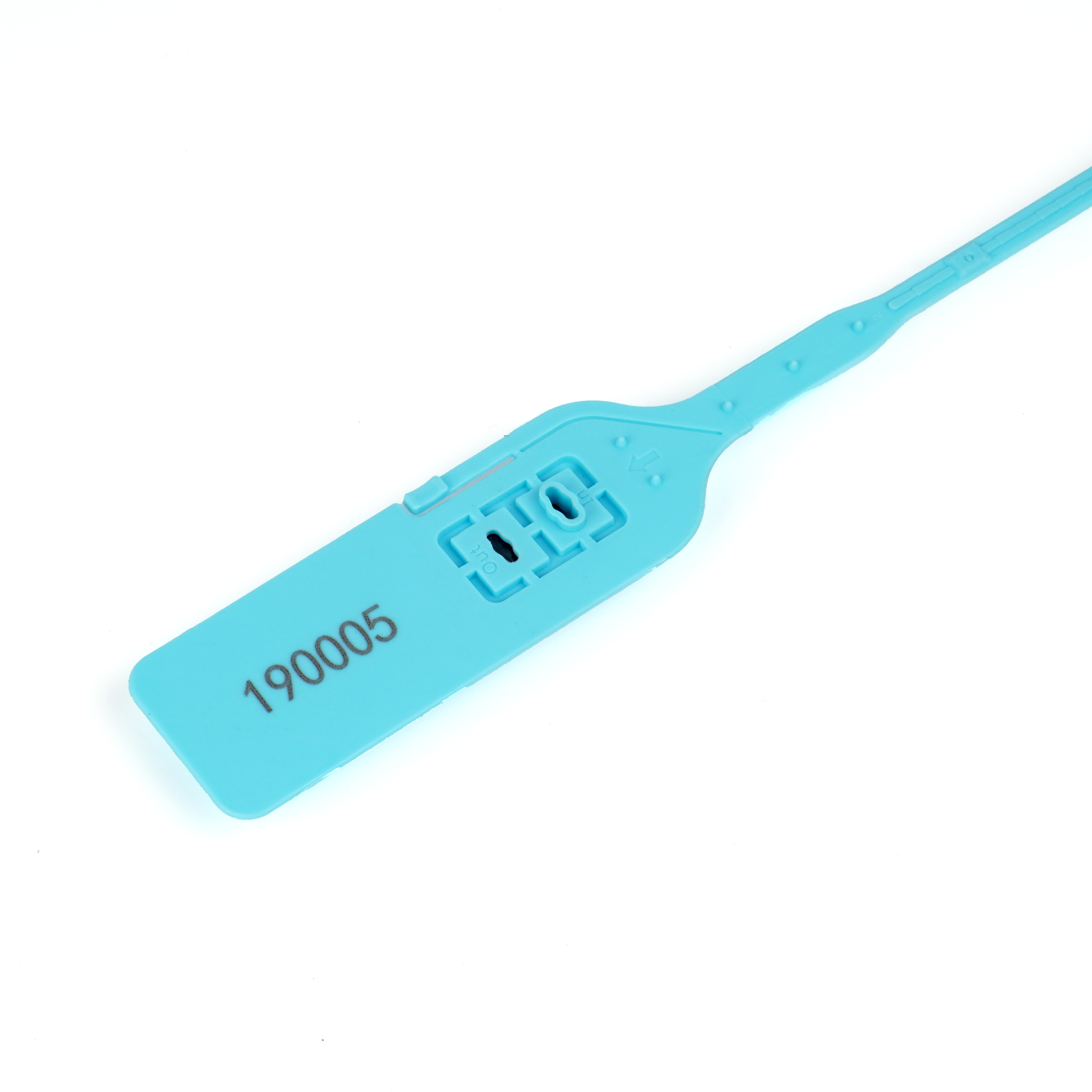 Selos plásticos de segurança com logotipo de código de barras OY-PS103