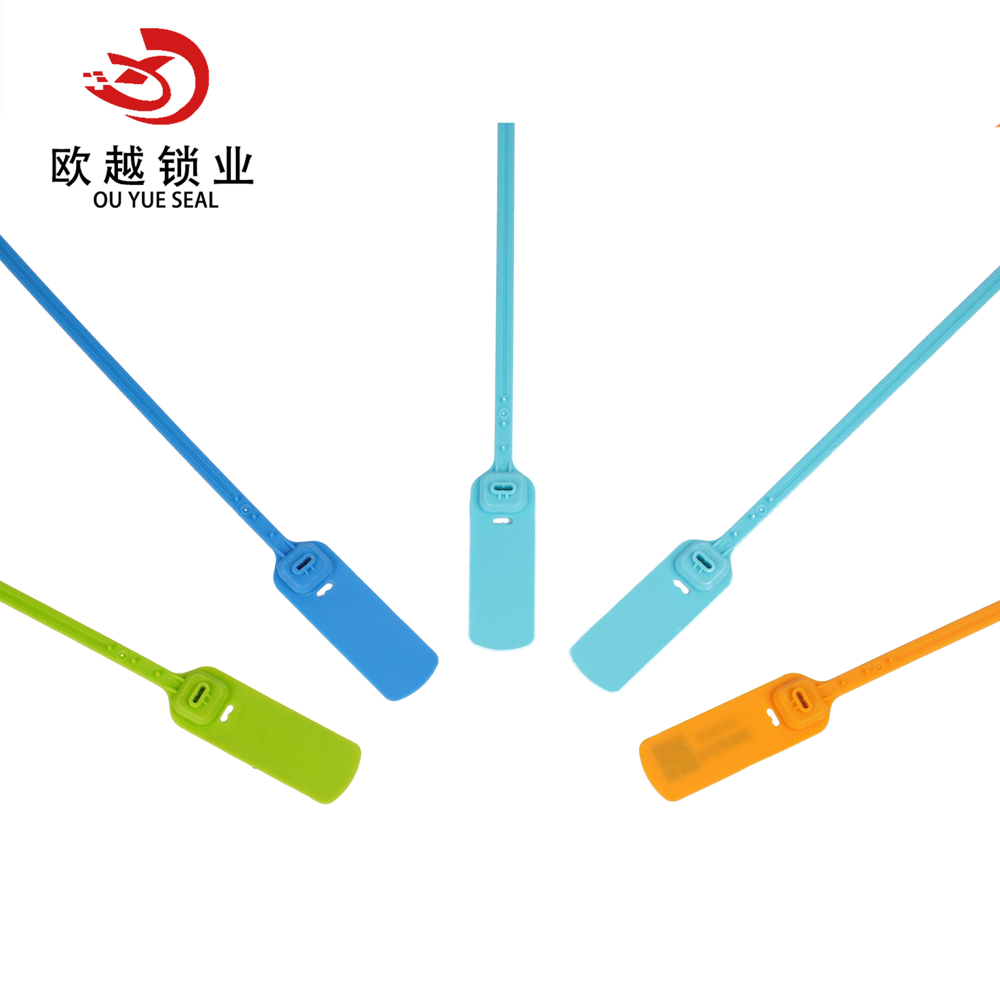 OY-PS101 Lacre de plástico descartável por atacado Lacre de segurança Comprimento do lacre de óleo 