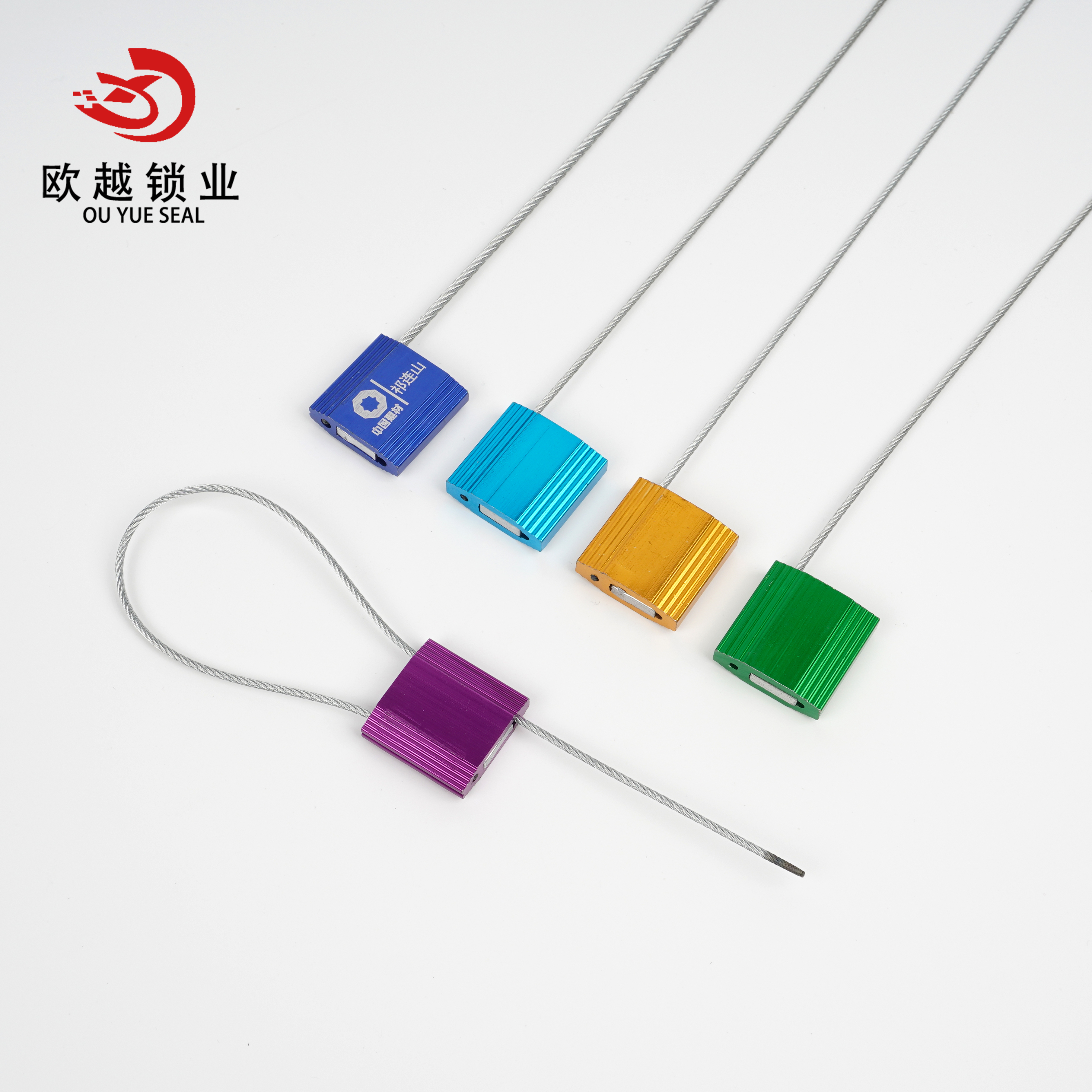 OY-CS107 Selo de cabo de contêiner de segurança inviolável de uso único de alta segurança
