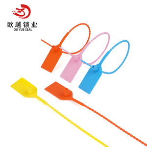 OY-PS111 Preço barato Comprimento ajustável Fechaduras de plástico apertadas Selo de segurança para bolsa de dinheiro