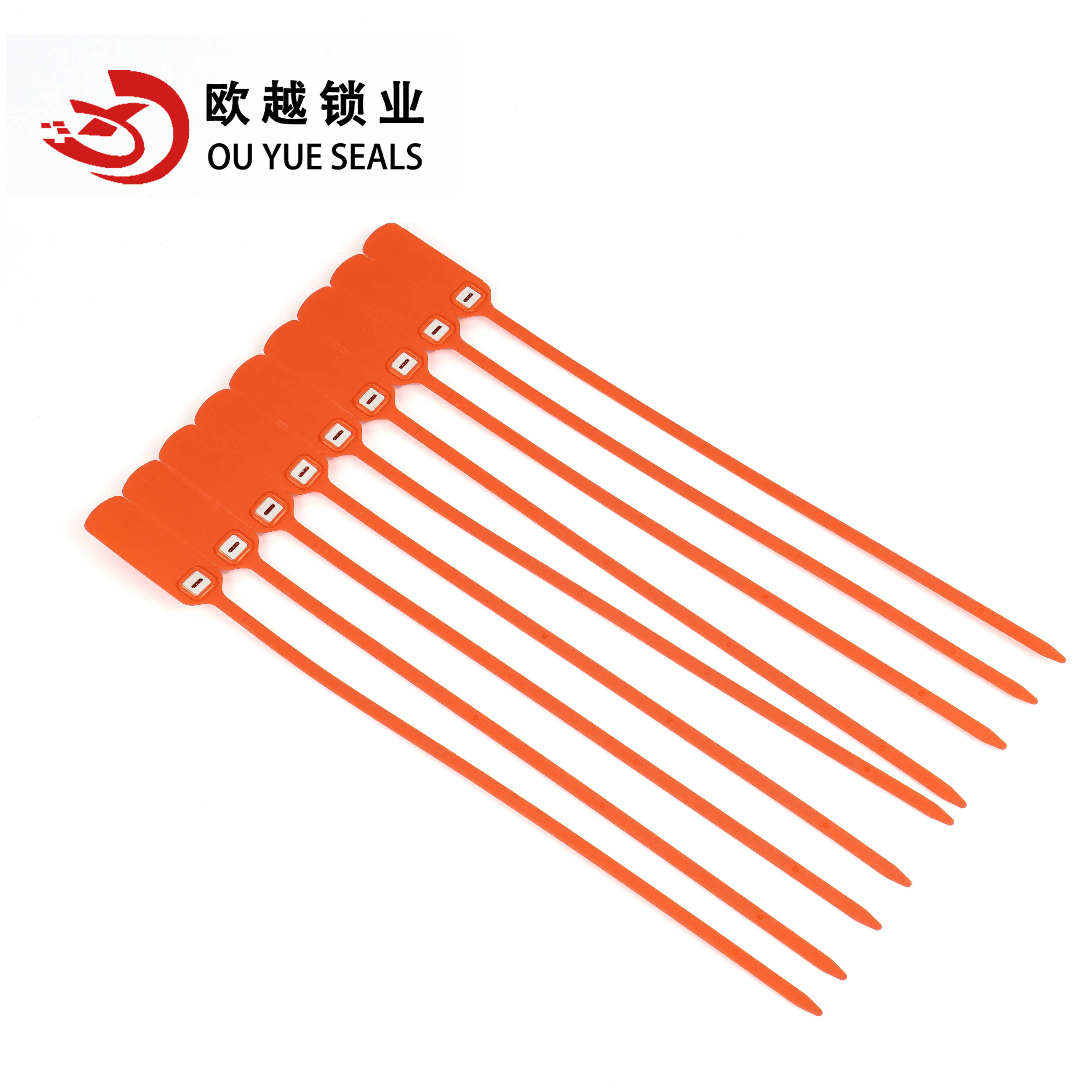 OY-PS113 Caixa personalizada de fábrica com travamento automático e evidência de adulteração Express Airline Truck Container Selo plástico de segurança