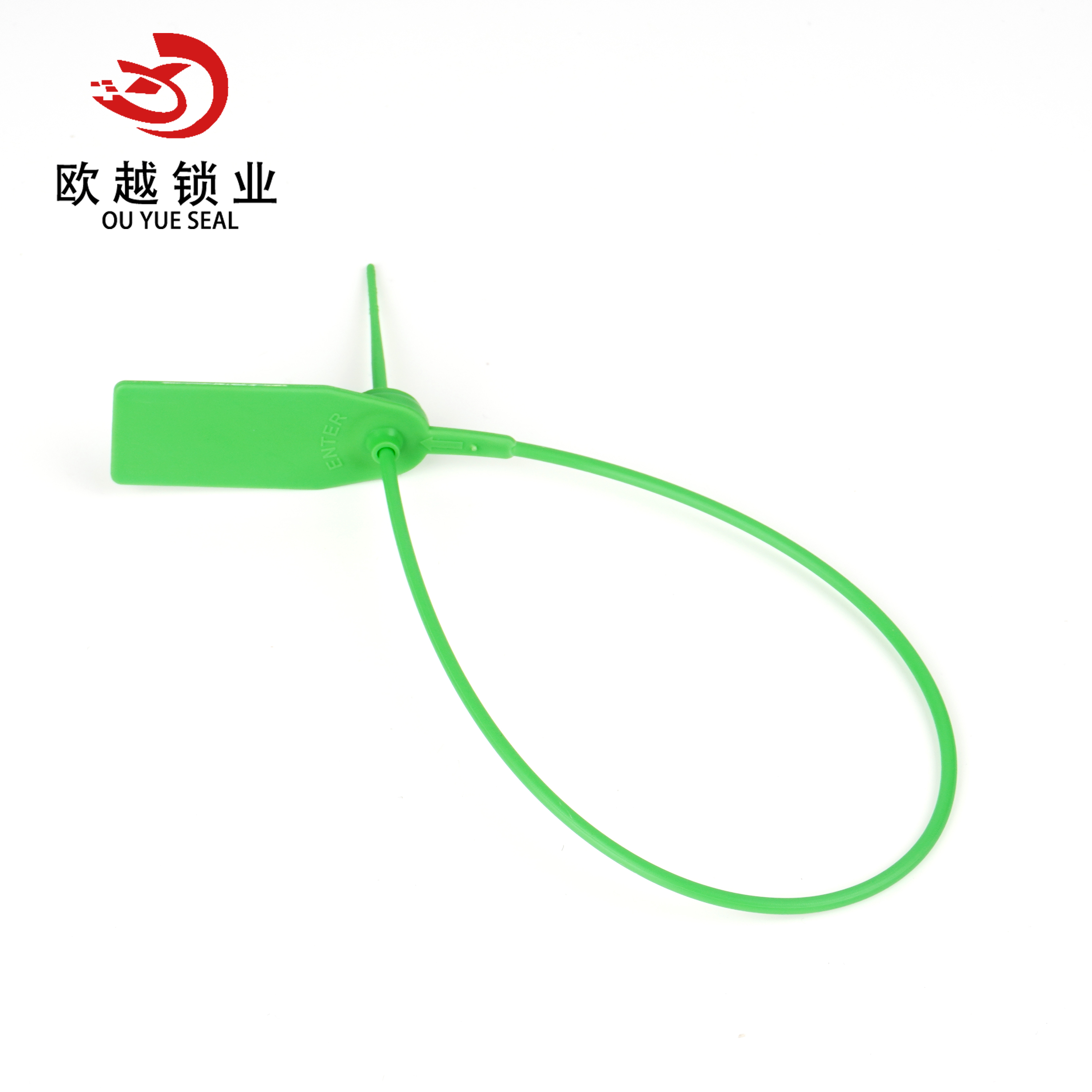 OYPS105 Inserção de metal de segurança destacável selo de plástico de segurança com impressão