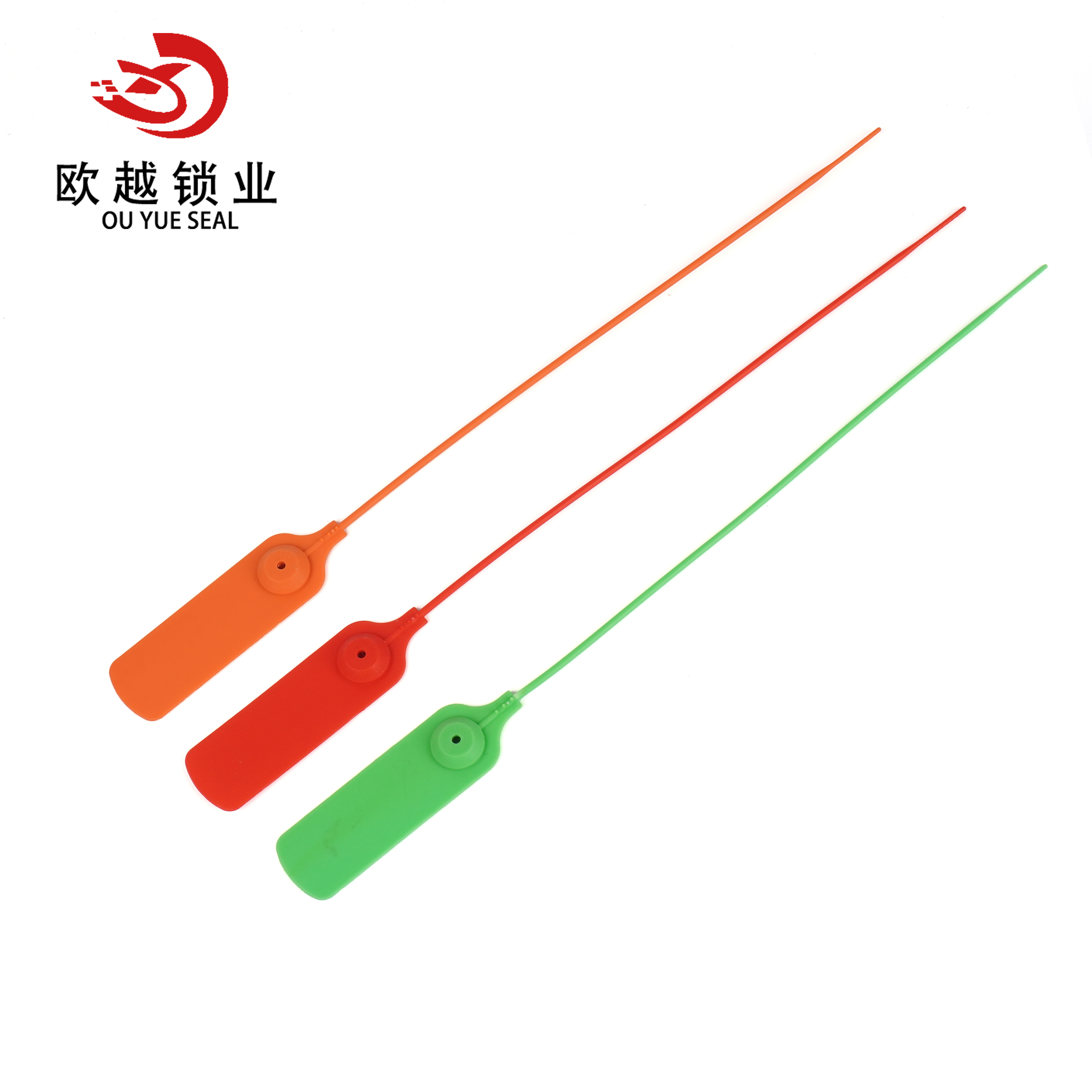 OY-PS104 Lacres de plástico à prova de violação Lacre de plástico de segurança com código de barras